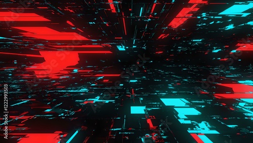 neon futuristic lights effect vortex