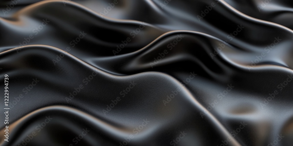 Black fabric texture