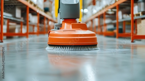 Automatic Scrubbers Polishing Epoxy-Coated Factory Floors for a Spotless,Efficient Workspace photo