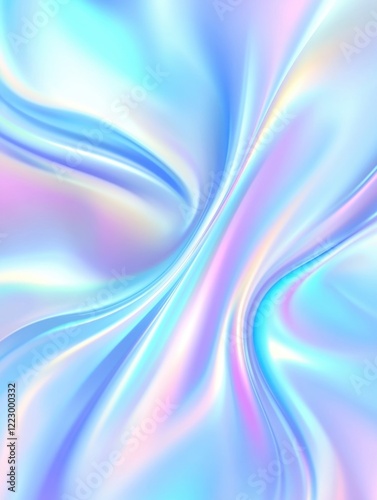 Wallpaper Mural Abstract flowing pastel holographic background Torontodigital.ca