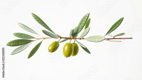 Wallpaper Mural Fresh Green Olive Branch - High Definition Torontodigital.ca