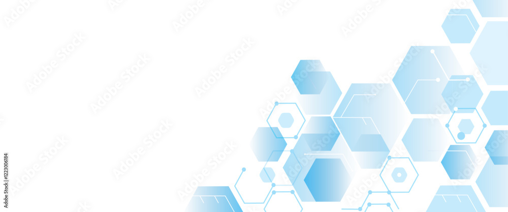Futuristic hexagon and technology concept creative Idea for Medical, Technology or Science Design, Futuristic hexagon and technology concept creative Idea for Medical, Technology or Science Design,