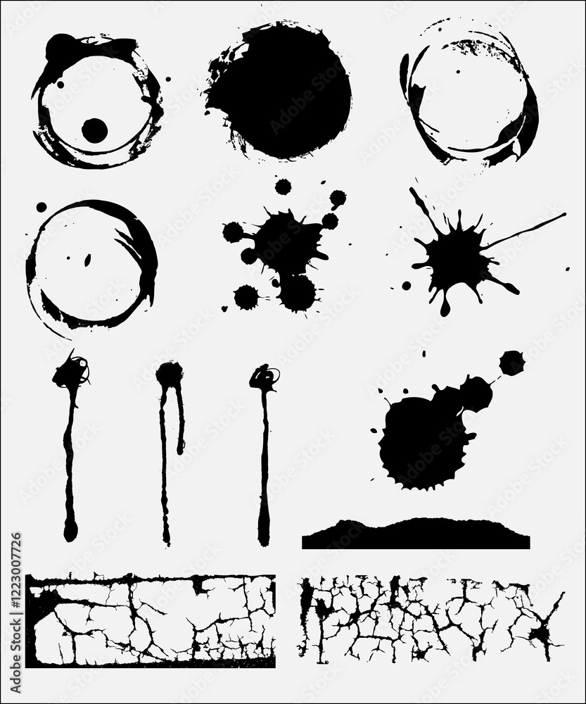 Ink Brush Vector pack