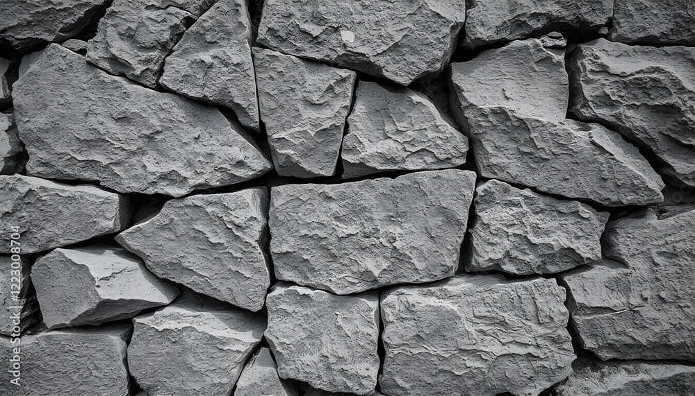Close-up view of a gray rock face Close-up view of a gray rock face