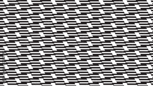 Vector parallel striped pattern. Black and white stripes background.
