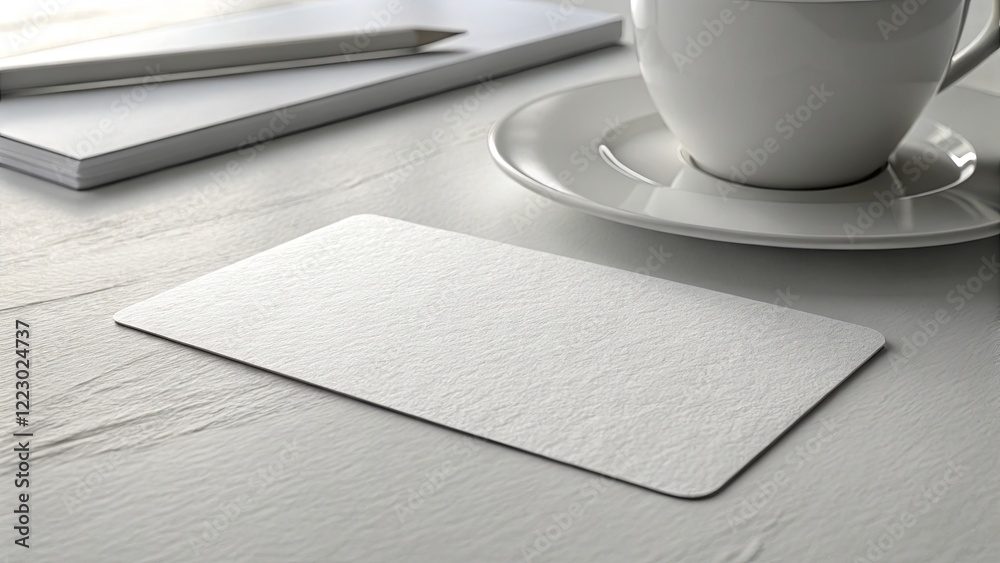 custom made wallpaper toronto digitalBlank Paper Card on the Table. 