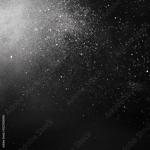 Black grainy gradient background, dark white gray monochrome abstract noise texture banner header backdrop design
