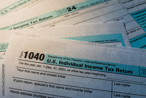Understanding the 1040 individual income tax form for filing and tax returns in the United States