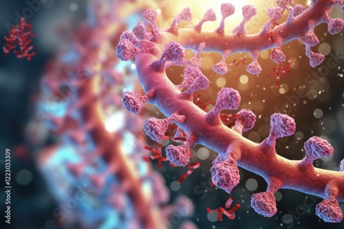 Viral RNA Replication: SARS-CoV-2 RNA Polymerase Transcribing Proteins in Molecular Epidemic