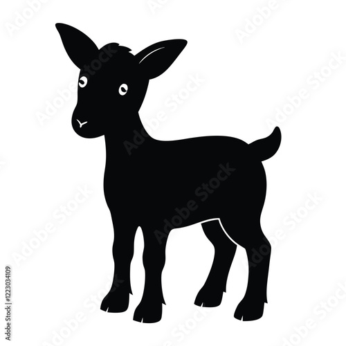 The fragile black goat is entertaining yet delightful.