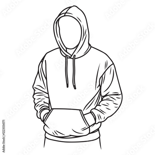 Wallpaper Mural Casual Man in Hoodie Minimal Sketch - Stylish Digital Line Art - Man in Hoodie Vector - Man in Hoodie Doodle - Hoodie Illustration - Man in Hoodie Line Art
 Torontodigital.ca