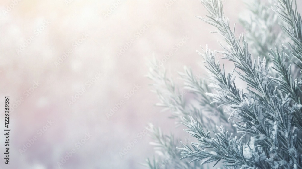 A close-up view of rosemary sprigs against a soft, blurred background, showcasing the texture of its leaves and the freshness A close-up view of rosemary sprigs against a soft, blurred background, showcasing the texture of its leaves and the freshness