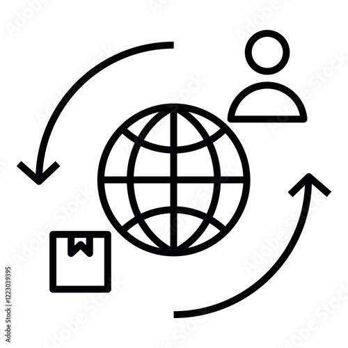 export vector icon