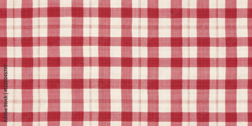 Red and White Gingham Check: A classic red and white gingham check pattern, perfect for backgrounds, textures, or design elements. Red and White Gingham Check: A classic red and white gingham check pattern, perfect for backgrounds, textures, or design elements.