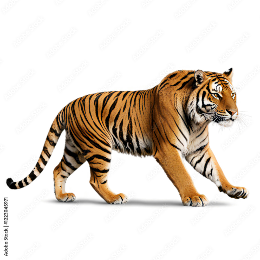 Naklejka premium A majestic tiger prowling