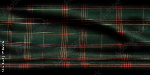Green Plaid Texture: A rich...