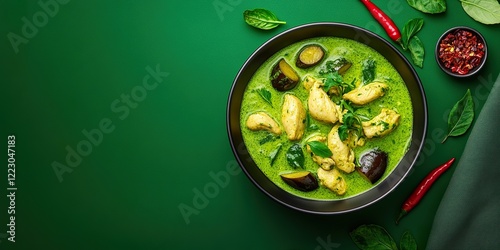Green Curry Delight: A vibr...
