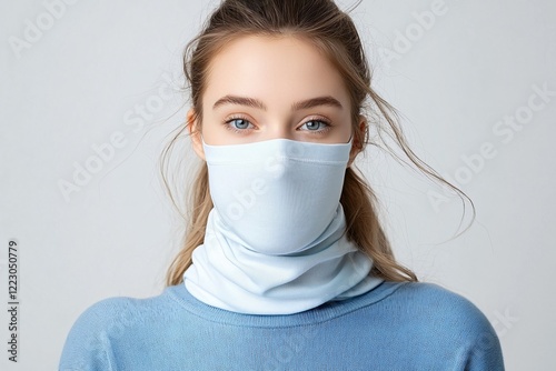 Lightweight Neck Gaiter For Mockup, Lightweight Neck Gaiter product, Mockup, Digital Products, Print on Demand