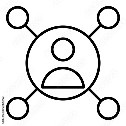 distributor vector icon