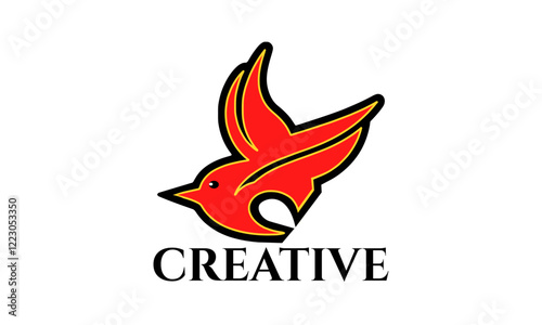 Free Download bird logo, tattoo, wildlife logo, graphic, design, animal, abstract, bird, - GFXLoad