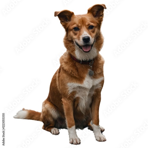 Wallpaper Mural Welsh corgi breed dog sitting on a white background. Corgi dog isolated on white background. Norwegian Lundehund dog breed against white background. Torontodigital.ca