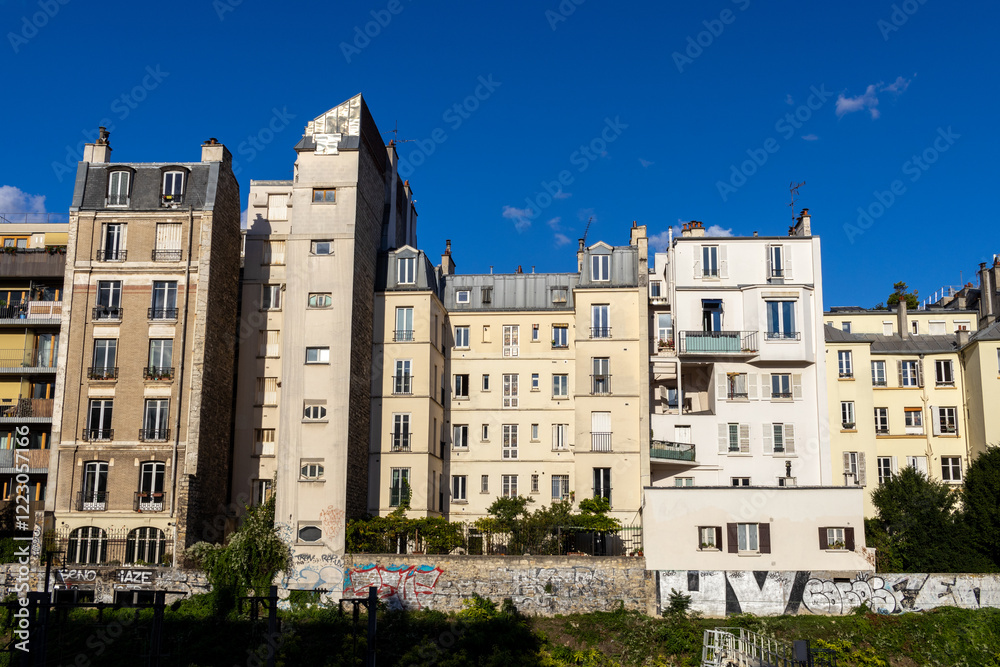 Naklejka premium a facade of a building