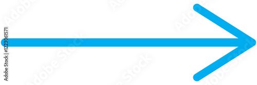 Print Long arrow icon. flat style Arrow symbol. vector illustration