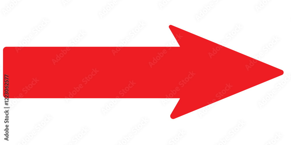 Print Black arrow pointing right on white background Print Black arrow pointing right on white background