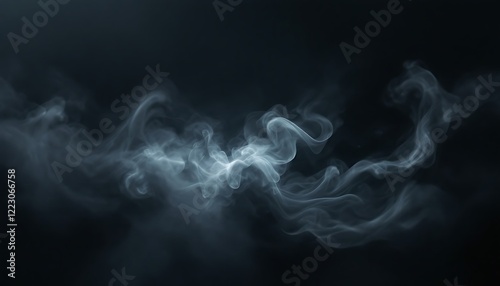 Abstract Smoke Texture Dark Background Image