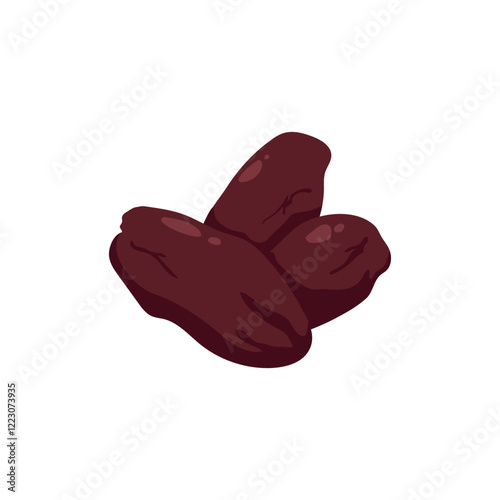 Dates fruit vector icons. Perfect for Ramadan presentations, advertising, and Islamic social media content.