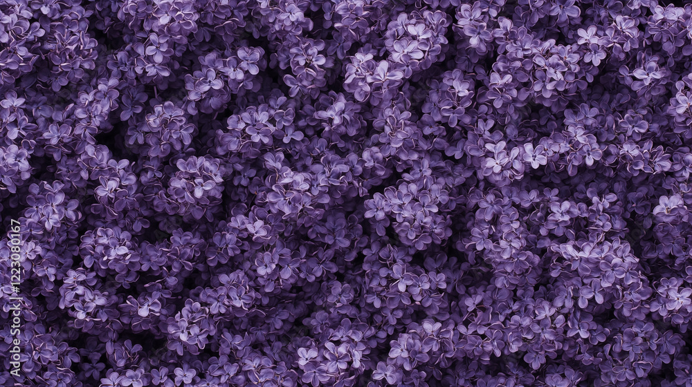 Naklejka premium Abstract background, beautiful floral background completely filled with purple lilac flowers