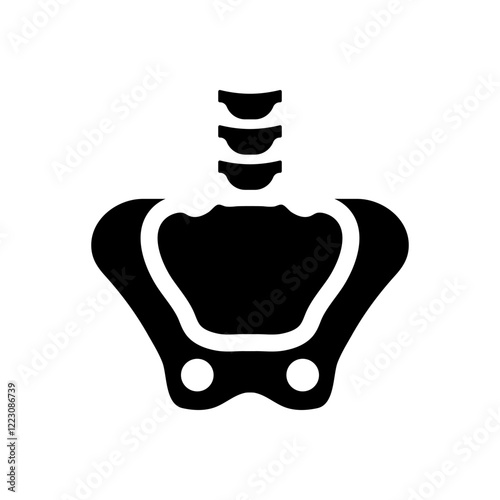 Anatomy pelvic icon