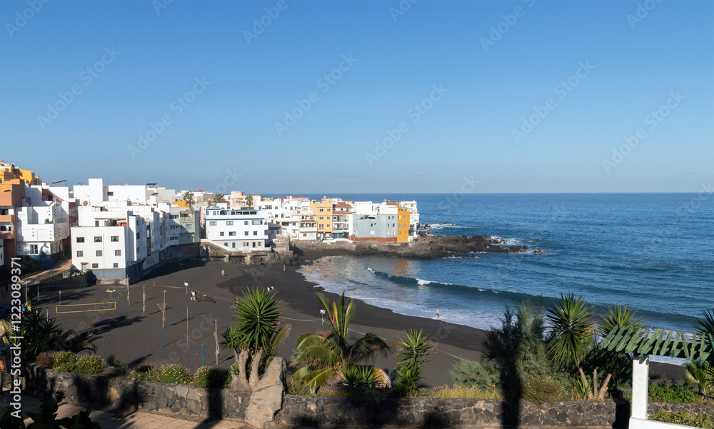 Fototapeta premium Puerto de la Cruz, Tenerife panorama