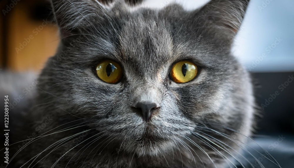 serene close up of a gray cat s face showcasing its peaceful expression and intricate fur patterns perfect for animal lovers and pet enthusiasts serene close up of a gray cat s face showcasing its peaceful expression and intricate fur patterns perfect for animal lovers and pet enthusiasts