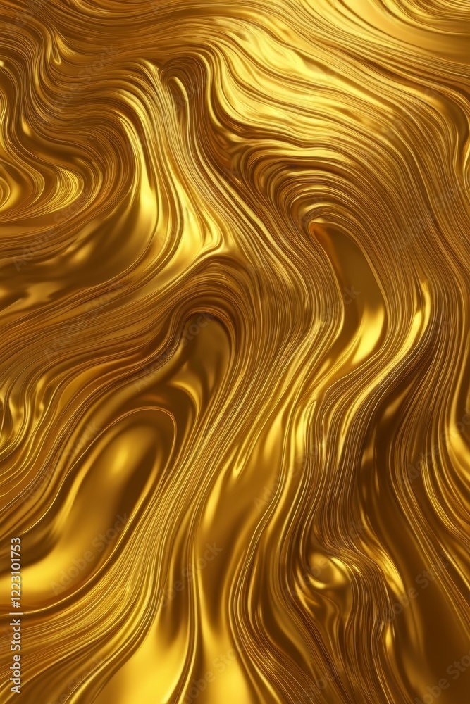 a close up of a gold liquid texture with a wavy design a close up of a gold liquid texture with a wavy design