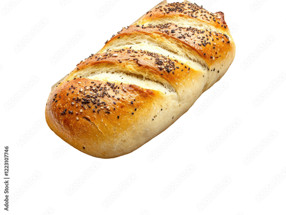 Isolated Loaf of Multigrain Bread Isolated Loaf of Multigrain Bread