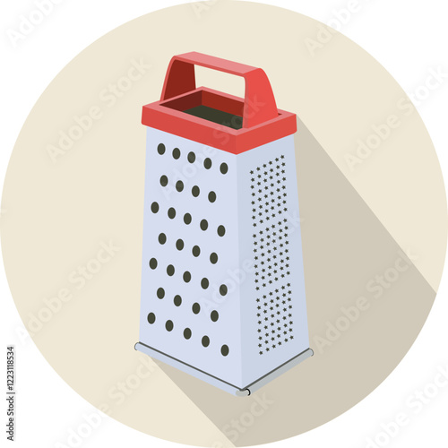an vector illustration of grater