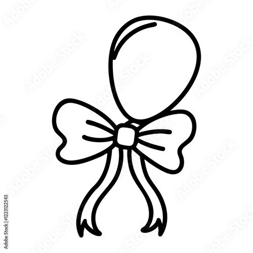 Wallpaper Mural doodle clipart balloon minimal hand drawn black and white outline Torontodigital.ca