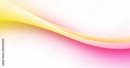 white and pink plus yellow , green gradiant smooth  light lines dots background. Vector illustration