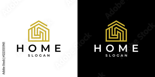 creative house logo design vector. house icon vector template