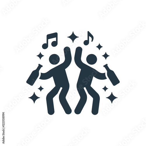 Party Celebration Dance Icon