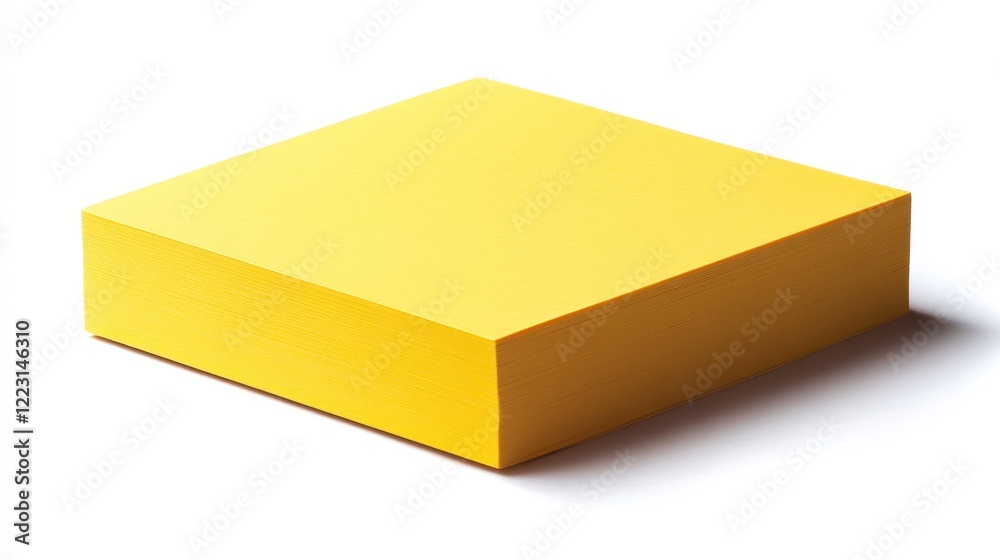 Stack of Yellow Sticky Notes Blank Memo Pads Office Supplies Adhesive Notes Paper Pad Stack of Yellow Sticky Notes Blank Memo Pads Office Supplies Adhesive Notes Paper Pad
