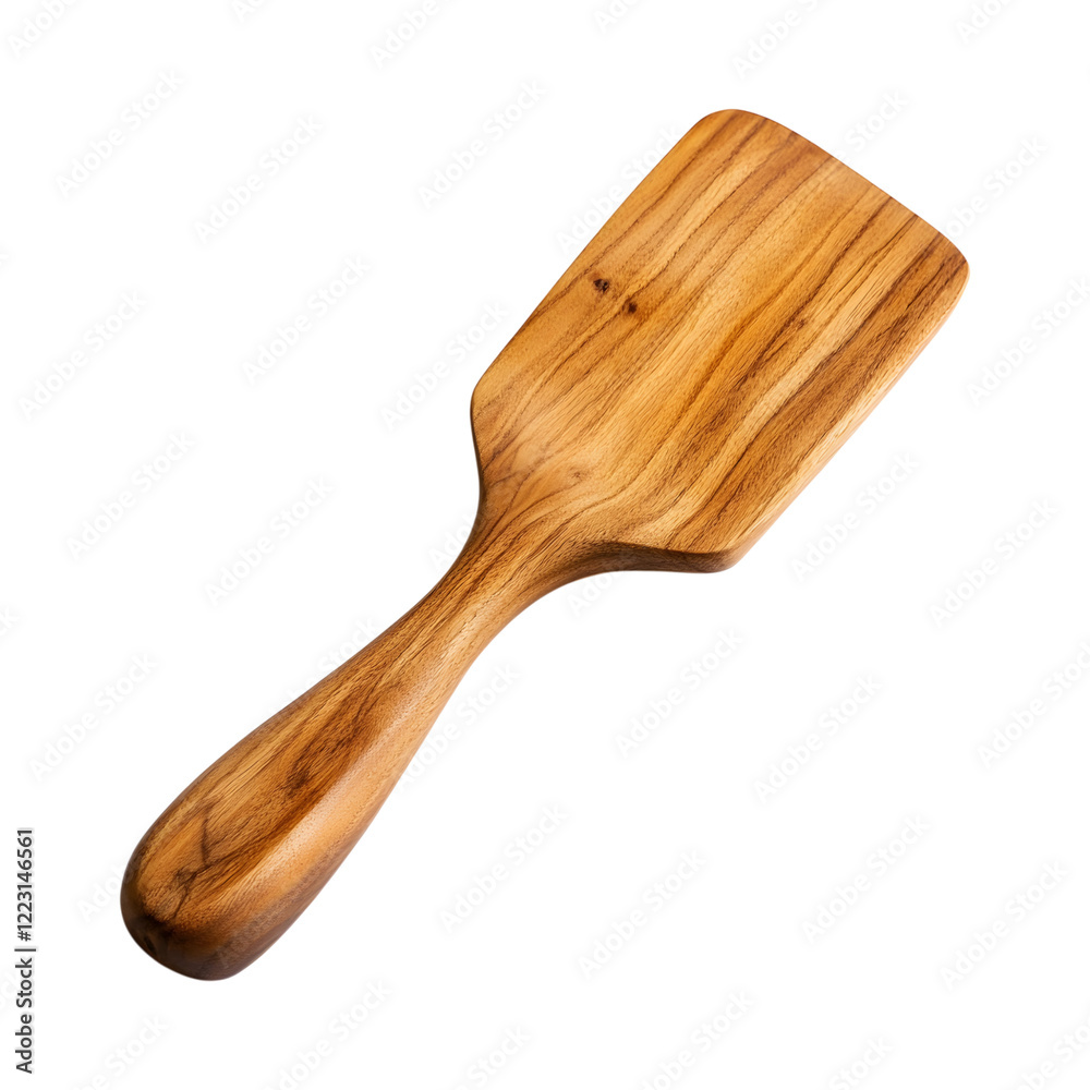 Contemporary Wooden Dough Scraper Isolated on Transparent Background Contemporary Wooden Dough Scraper Isolated on Transparent Background
