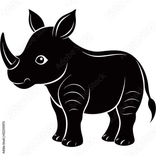 rhino vector illustration