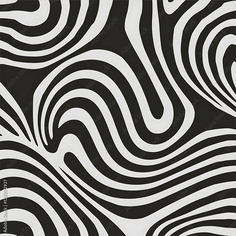 Abstract wavy black and white background texture seamless pattern for business presentations Abstract wavy black and white background texture seamless pattern for business presentations