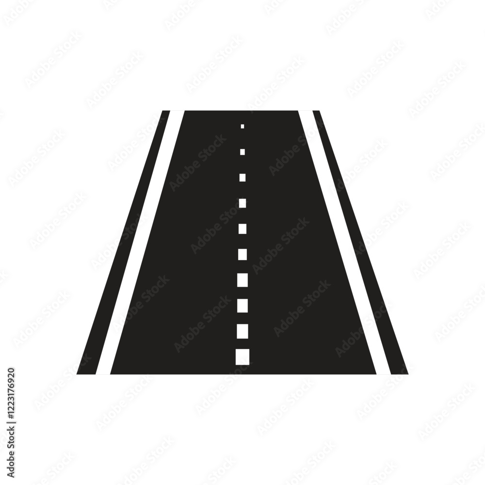Road icons set, isolated on white background, Road icons set, isolated on white background,