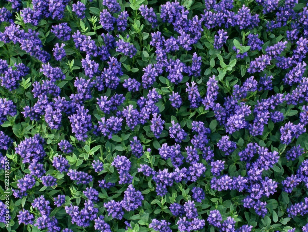 Obraz premium A Seamless Pattern mini lavender flowers 