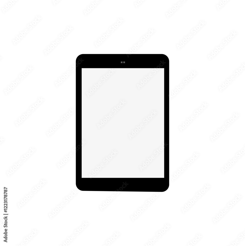 Realistic tablet mockup with blank screen. Mock-up screen tablet. Realistic tablet mockup with blank screen. Mock-up screen tablet.