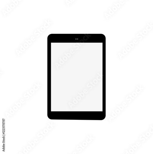 Realistic tablet mockup with blank screen. Mock-up screen tablet.