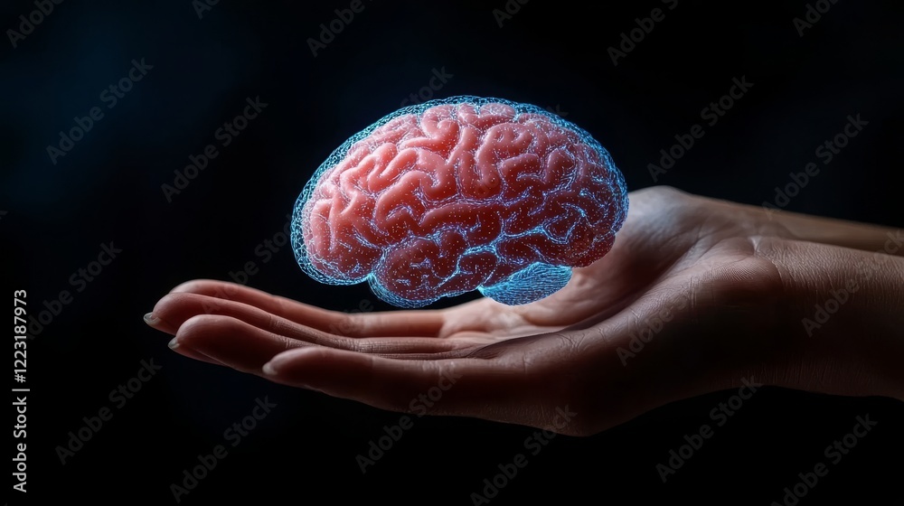 Human brain in the palm of your hand Human brain in the palm of your hand